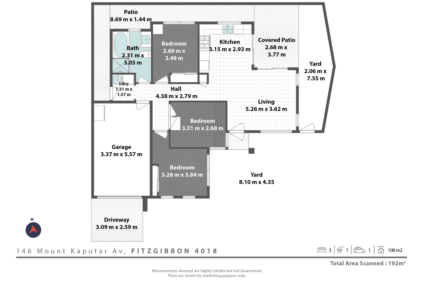 146 Mount Kaputar Avenue, Fitzgibbon Floor Plan