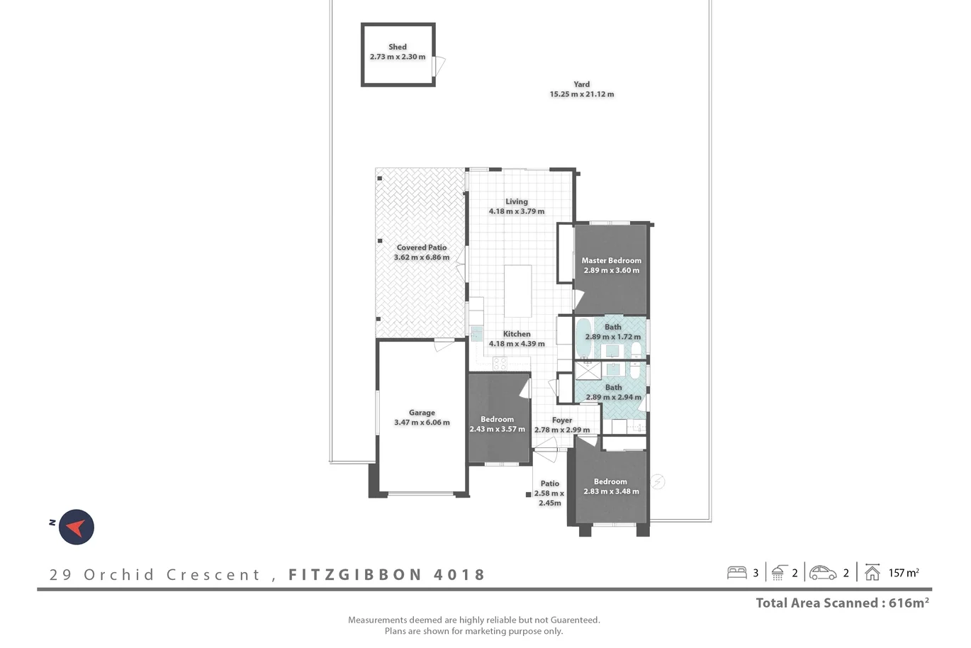 29 Orchid Crescent, Fitzgibbon Floor Plan