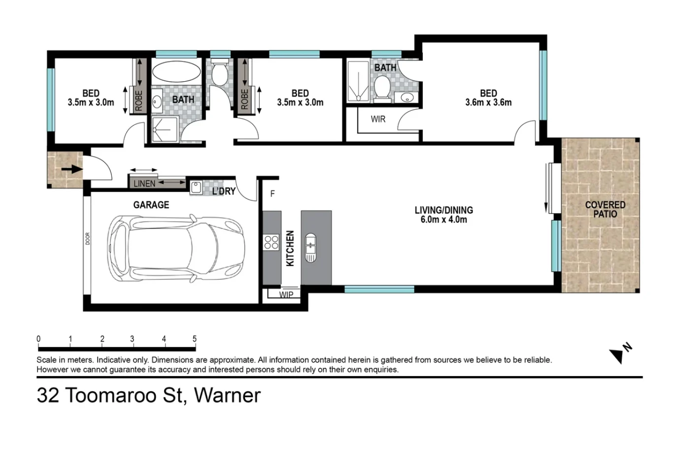 32 Toomaroo Street, Warner Floor Plan
