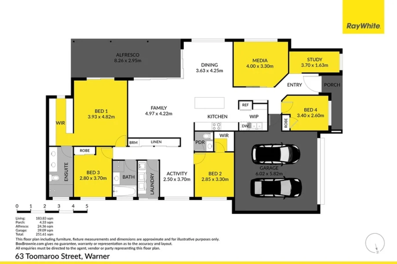 63 Toomaroo Street, Warner Floor Plan